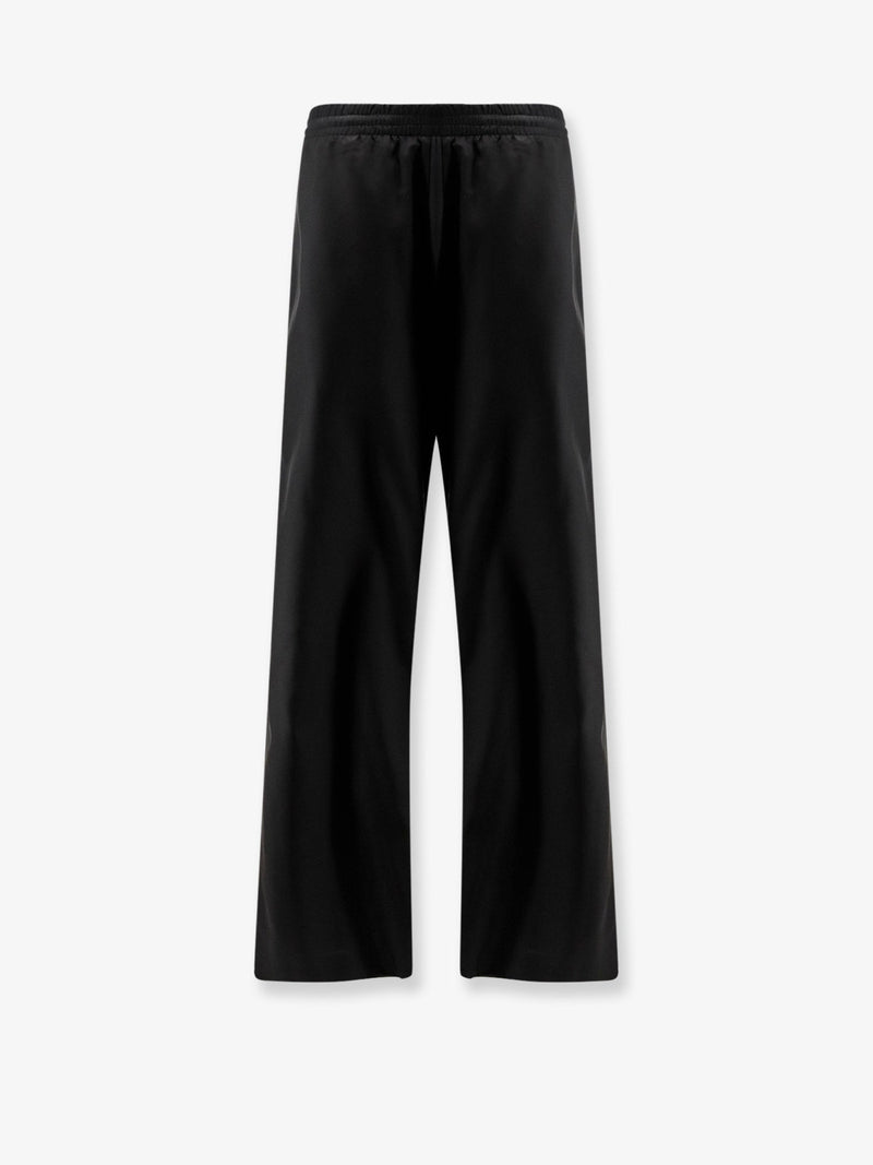 Gucci Gucci Silk Poplin Leisure Trousers Black Men - World Class Fashion