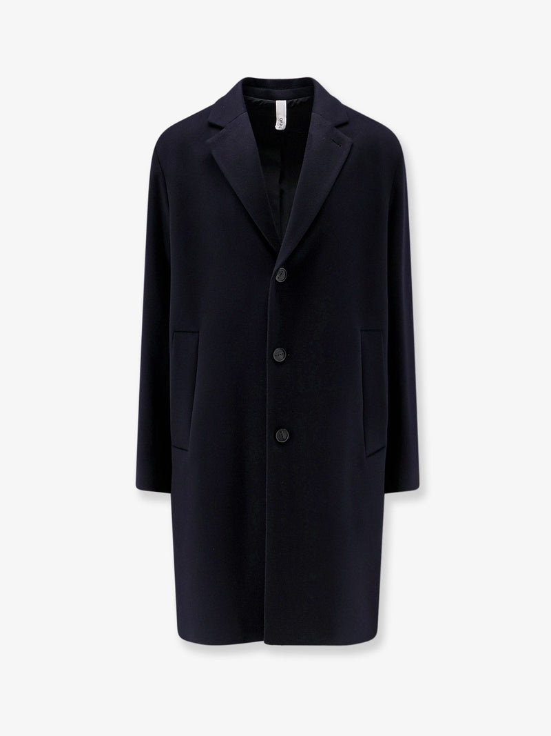 Hevo Hevo Cassano Virgin Wool Coat Blue - World Class Fashion