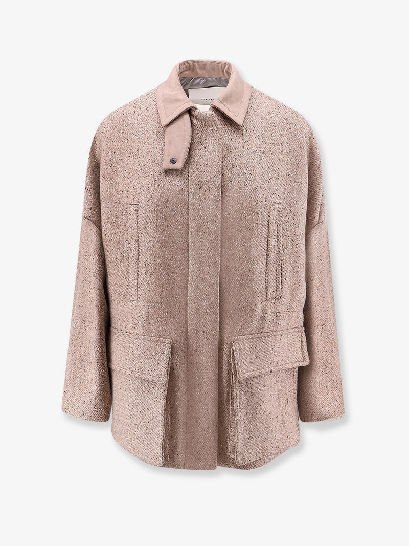 Hevo Hevo Casteldelmonte Wool Blend Coat - World Class Fashion