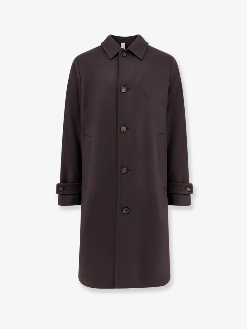Hevo Hevo Loconia Single-Breasted Wool Blend Coat - World Class Fashion
