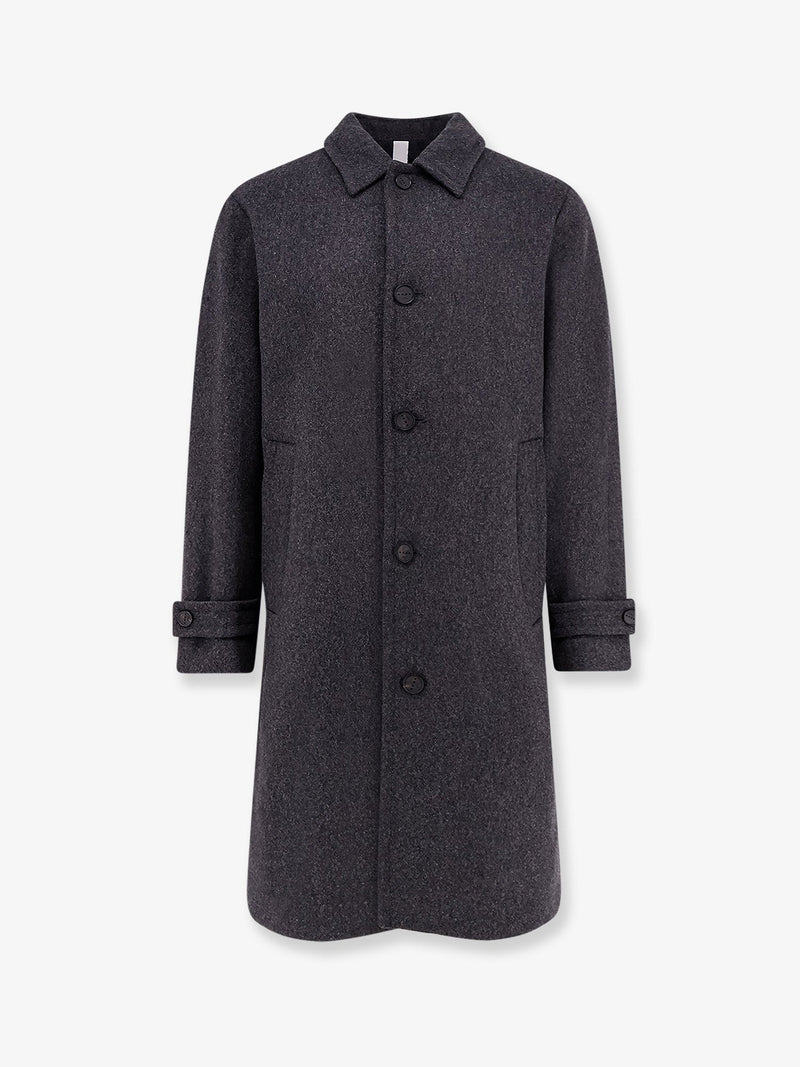 Hevo Hevo Loconia Single-Breasted Wool Blend Coat - World Class Fashion
