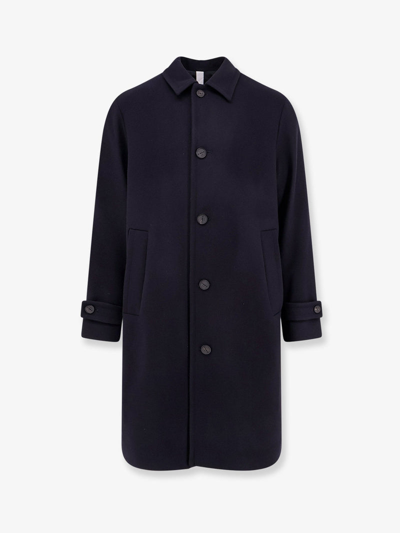 Hevo Hevo Loconia Single-Breasted Wool Blend Coat - World Class Fashion