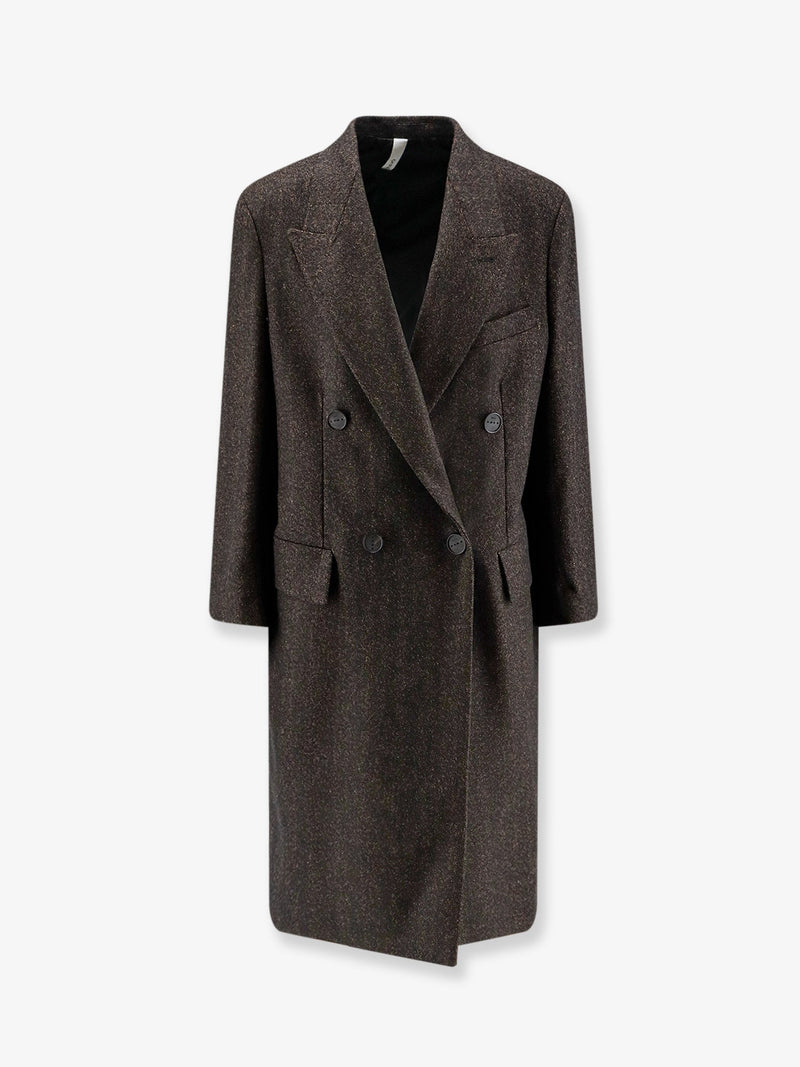Hevo Hevo Martina Franca Wool Blend Coat - World Class Fashion