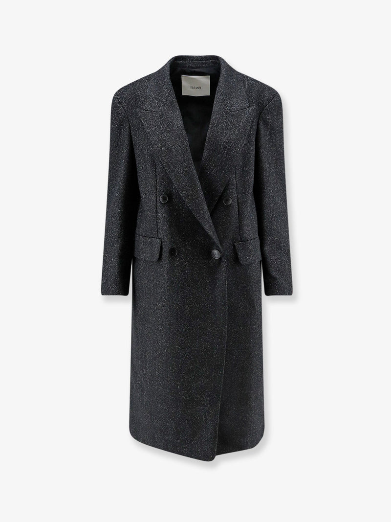 Hevo Hevo Martina Franca Wool Blend Coat - World Class Fashion