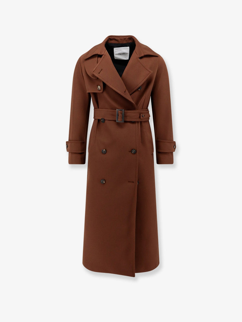 Hevo Hevo Rivabella Trench With Belt - World Class Fashion