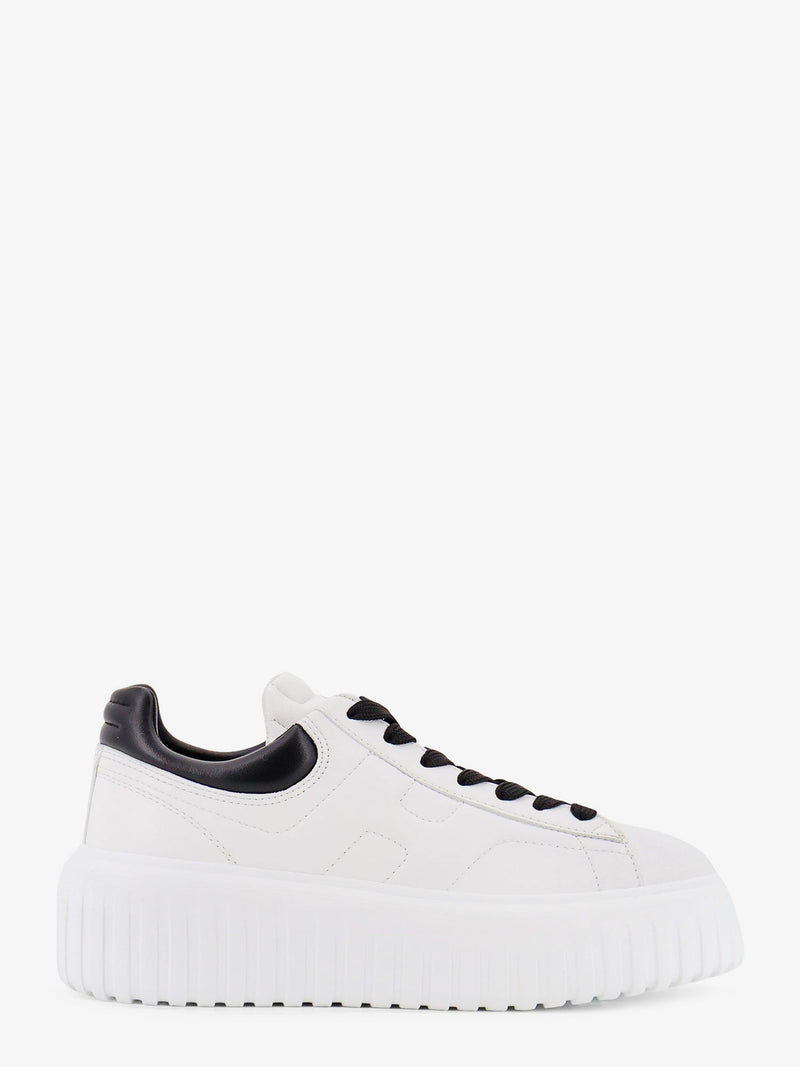 Hogan Hogan Low-Top Leather H-Stripes Sneakers White - World Class Fashion