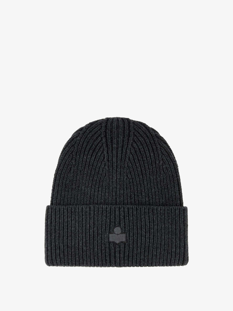 Isabel Marant Isabel Marant Mayers Cotton Wool Blend Hat Grey - World Class Fashion