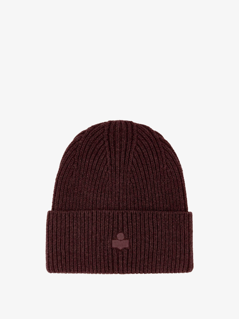 Isabel Marant Isabel Marant Mayers Cotton Wool Blend Hat Purple - World Class Fashion
