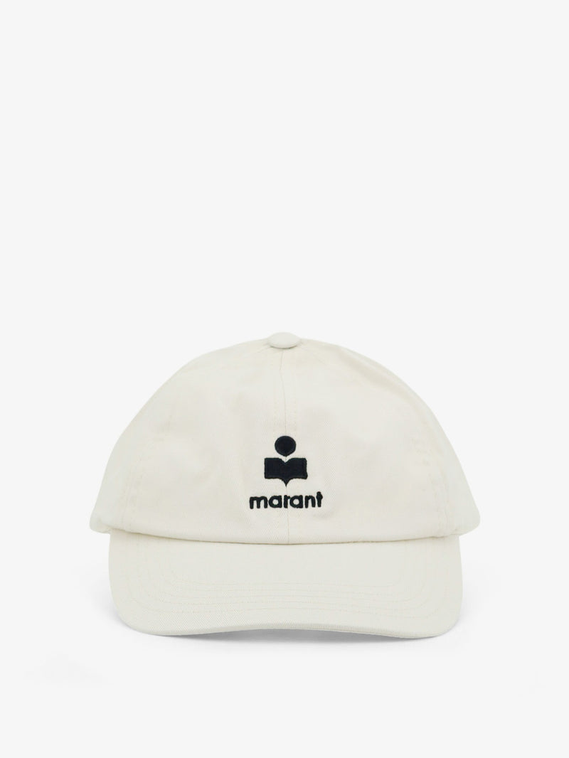 Isabel Marant Isabel Marant Tomas Cotton Baseball Hat Beige - World Class Fashion
