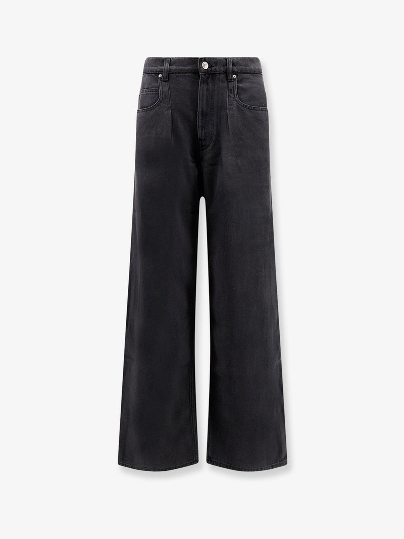 Isabel Marant Isabel Marant Rodayna Black Denim Women Trousers - World Class Fashion