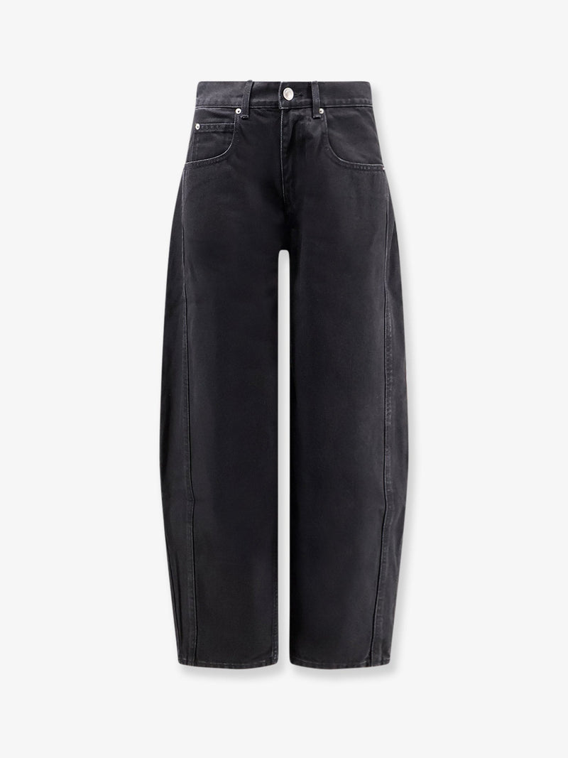 Isabel Marant Isabel Marant Oriane Black Denim Trousers - World Class Fashion