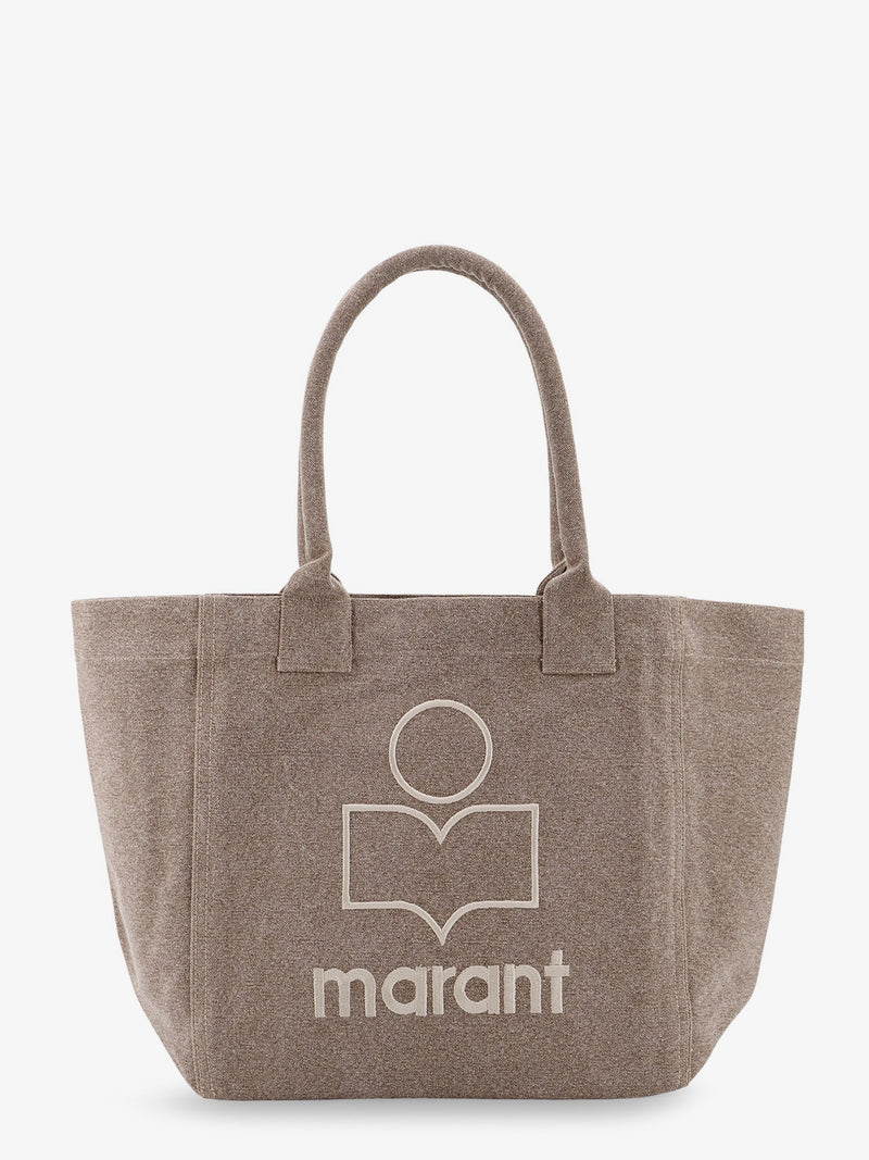 Isabel Marant Isabel Marant Small Yenky Cotton Shoulder Bag Beige - World Class Fashion