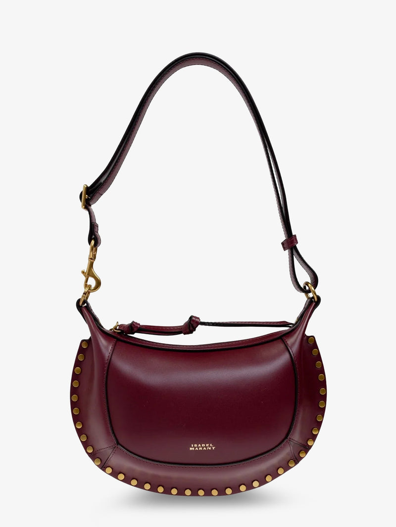 Isabel Marant Isabel Marant Oskan Moon Leather Crossbody Bag Purple - World Class Fashion