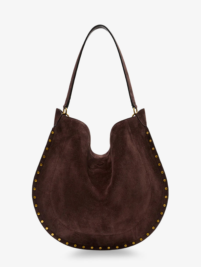 Isabel Marant Isabel Marant Oskan Hobo Suede Shoulder Bag Brown - World Class Fashion