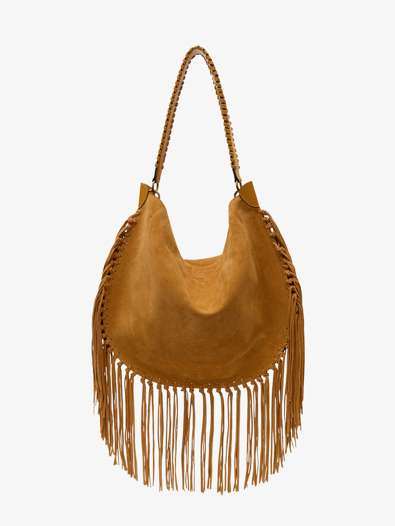 Isabel Marant Isabel Marant Oskan Suede Shoulder Bag Brown - World Class Fashion