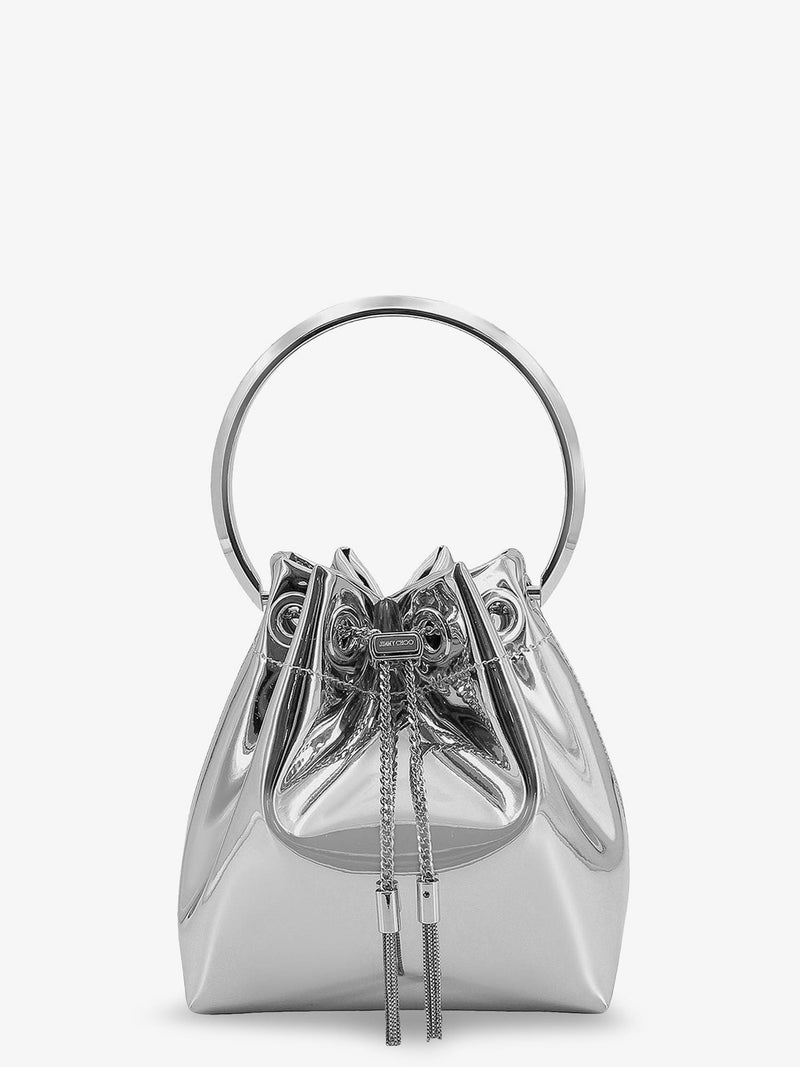 Jimmy Choo Jimmy Choo Bonbon Bucket Bag Silver - World Class Fashion