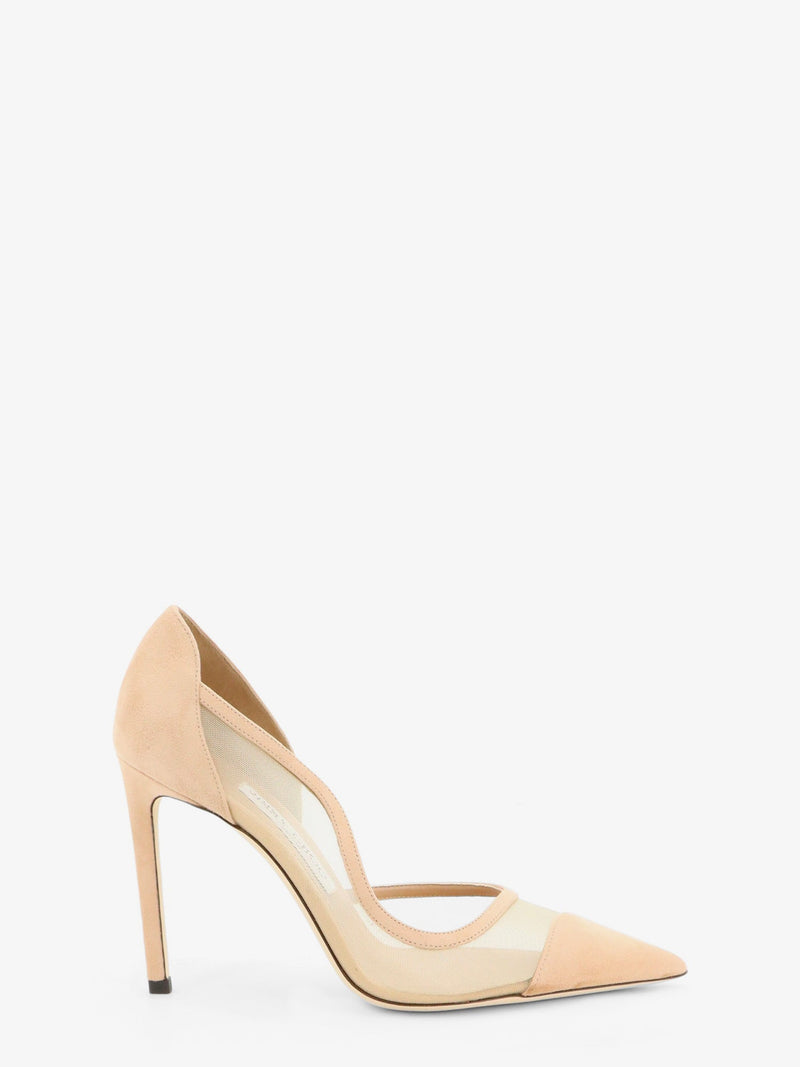 Jimmy Choo Zapatos de salón Brigitte Voile y ante de Jimmy Choo, color beige - World Class Fashion