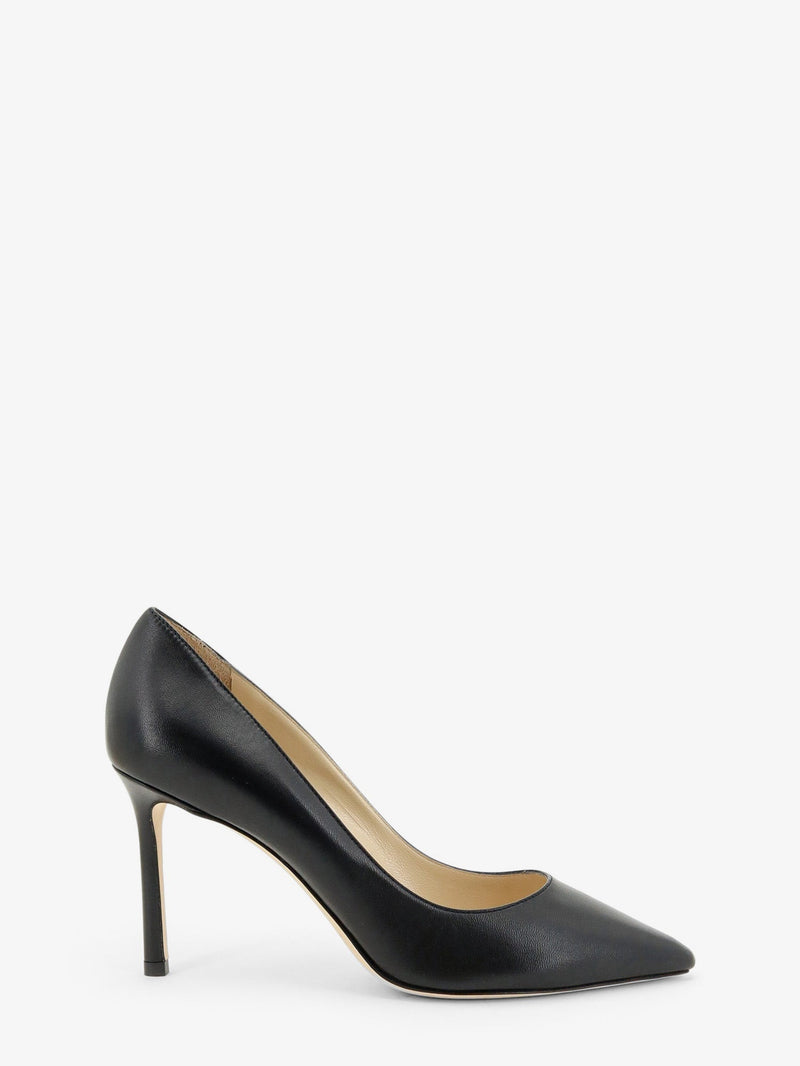 Jimmy Choo Jimmy Choo Romy Leather Pumps Black - World Class Fashion