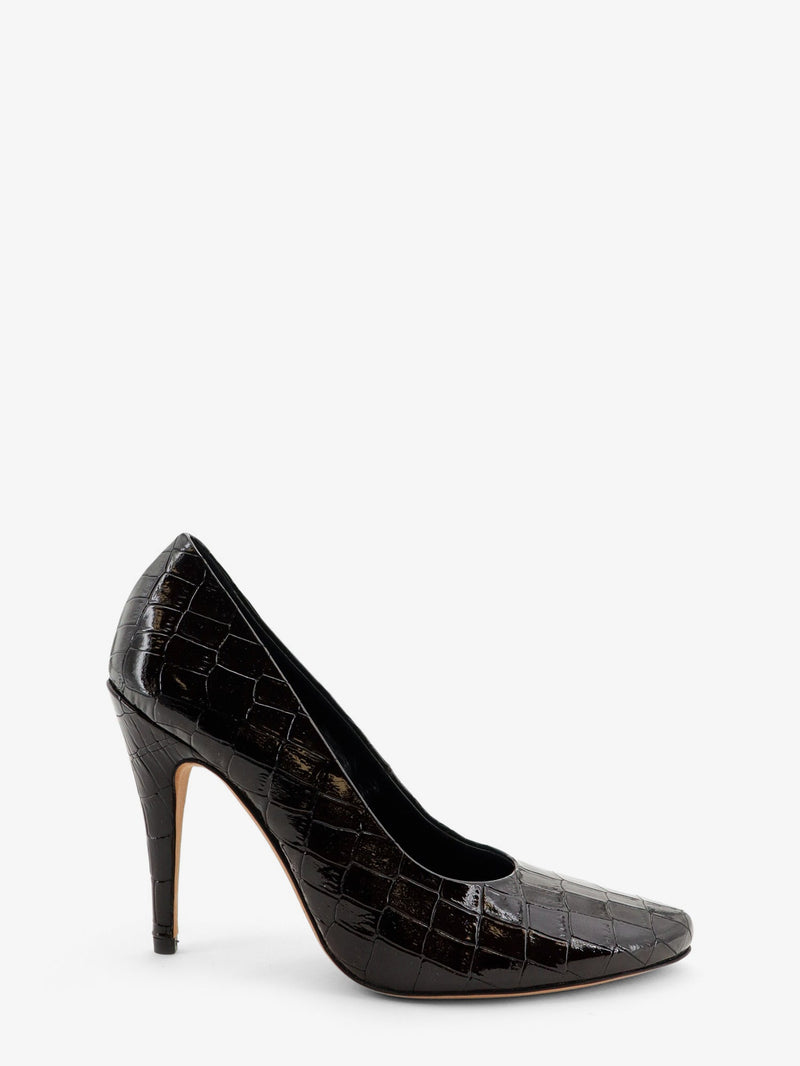 Jude Jude Jerry Leather Décolleté Croco Print Brown - World Class Fashion