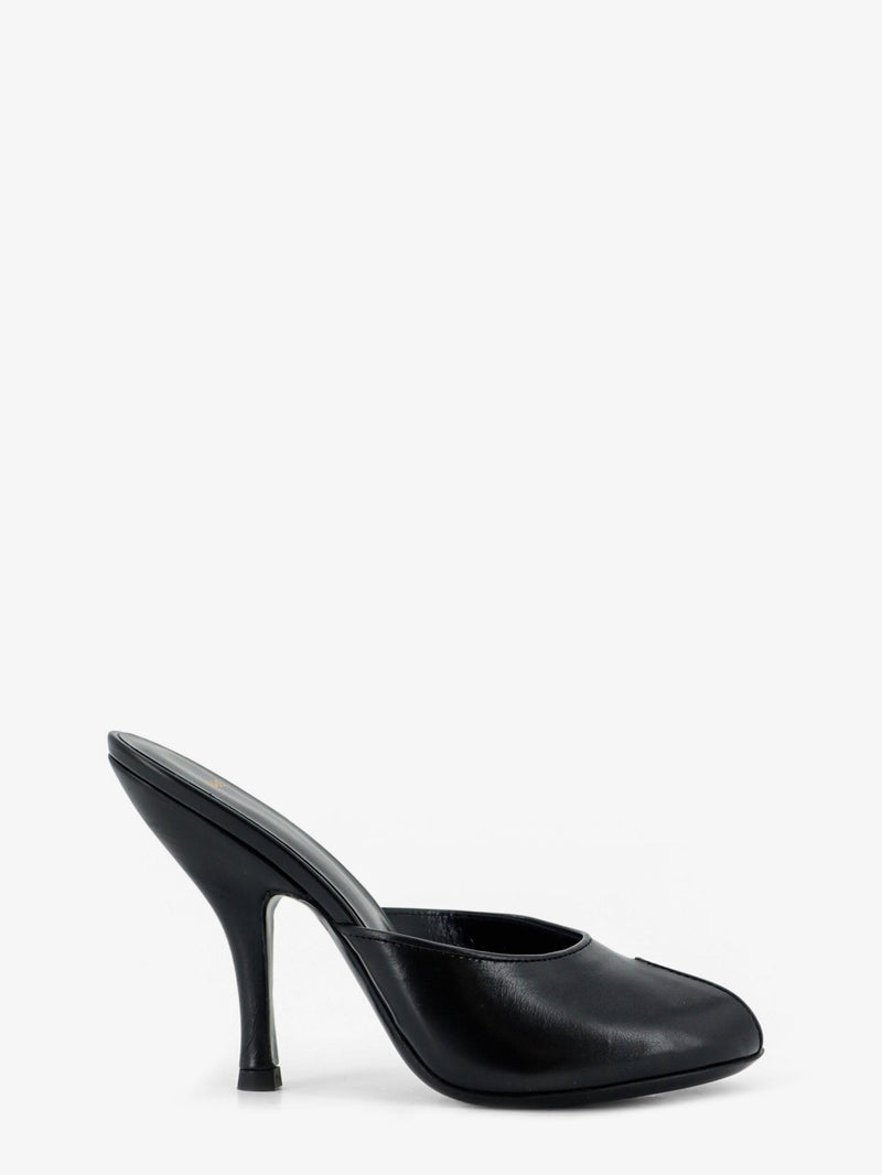 Jude Jude Leather Date Mule Sandals Black - World Class Fashion