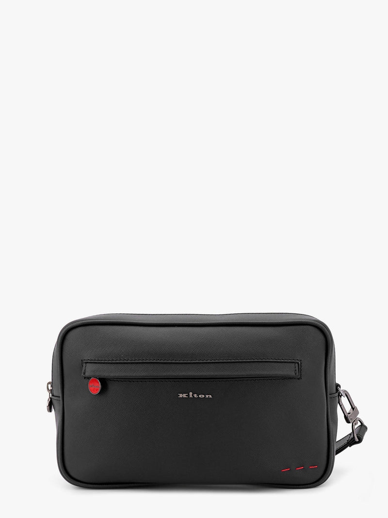 Kiton Ciro Paone Kiton Ciro Paone Leather Clutch Black Men - World Class Fashion