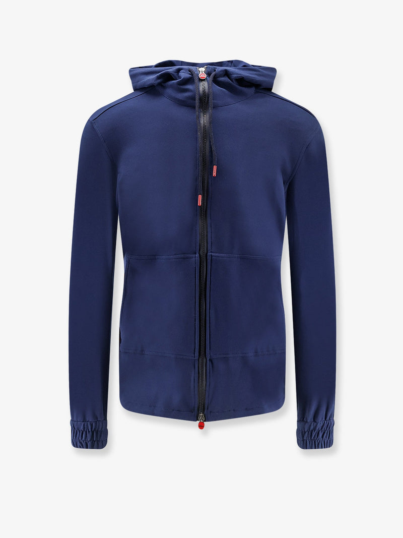 Kiton Ciro Paone Kiton Ciro Paone Stretch Cotton Sweatshirt Blue - World Class Fashion