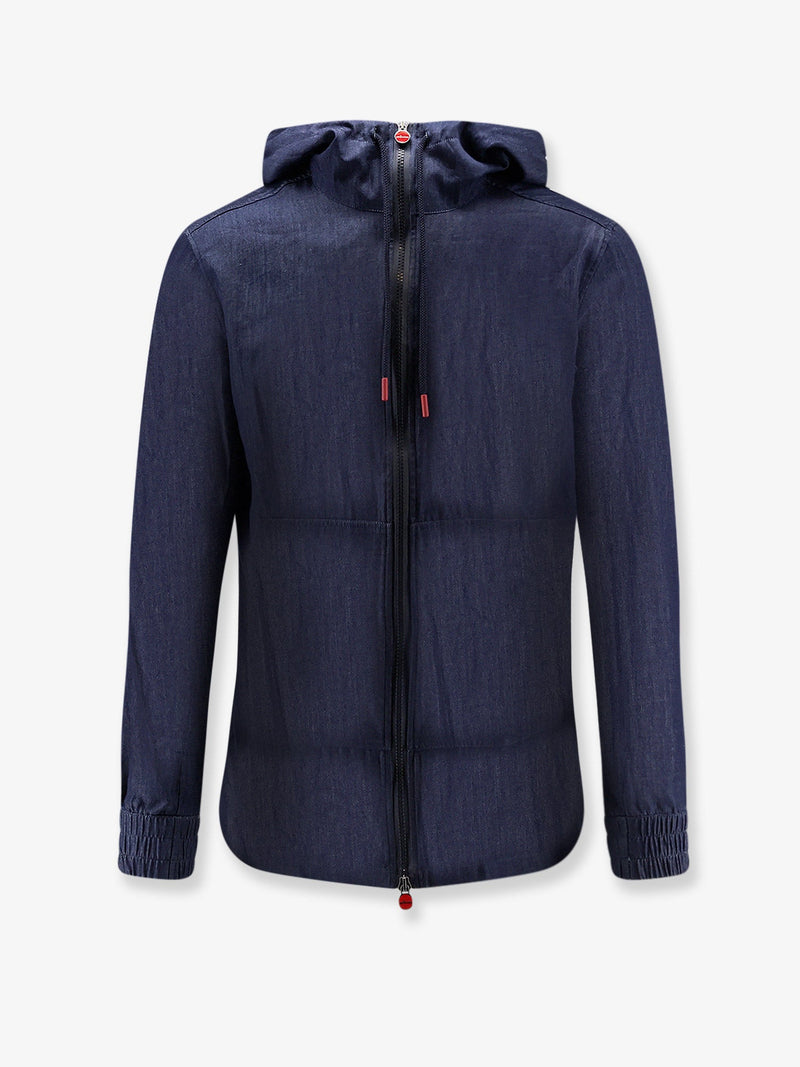 Kiton Ciro Paone Kiton Ciro Paone Light Denim Sweatshirt Blue - World Class Fashion