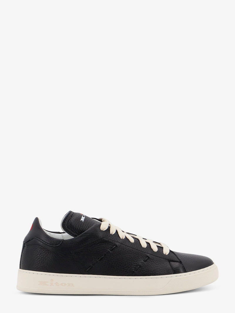 Kiton Ciro Paone Kiton Ciro Paone Leather Sneakers Black Men - World Class Fashion