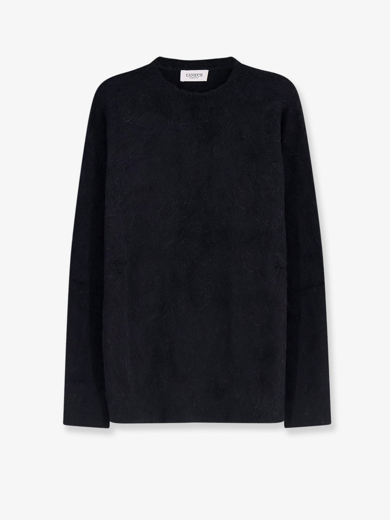 Laneus Laneus Alpaca Blend Sweater Black - World Class Fashion