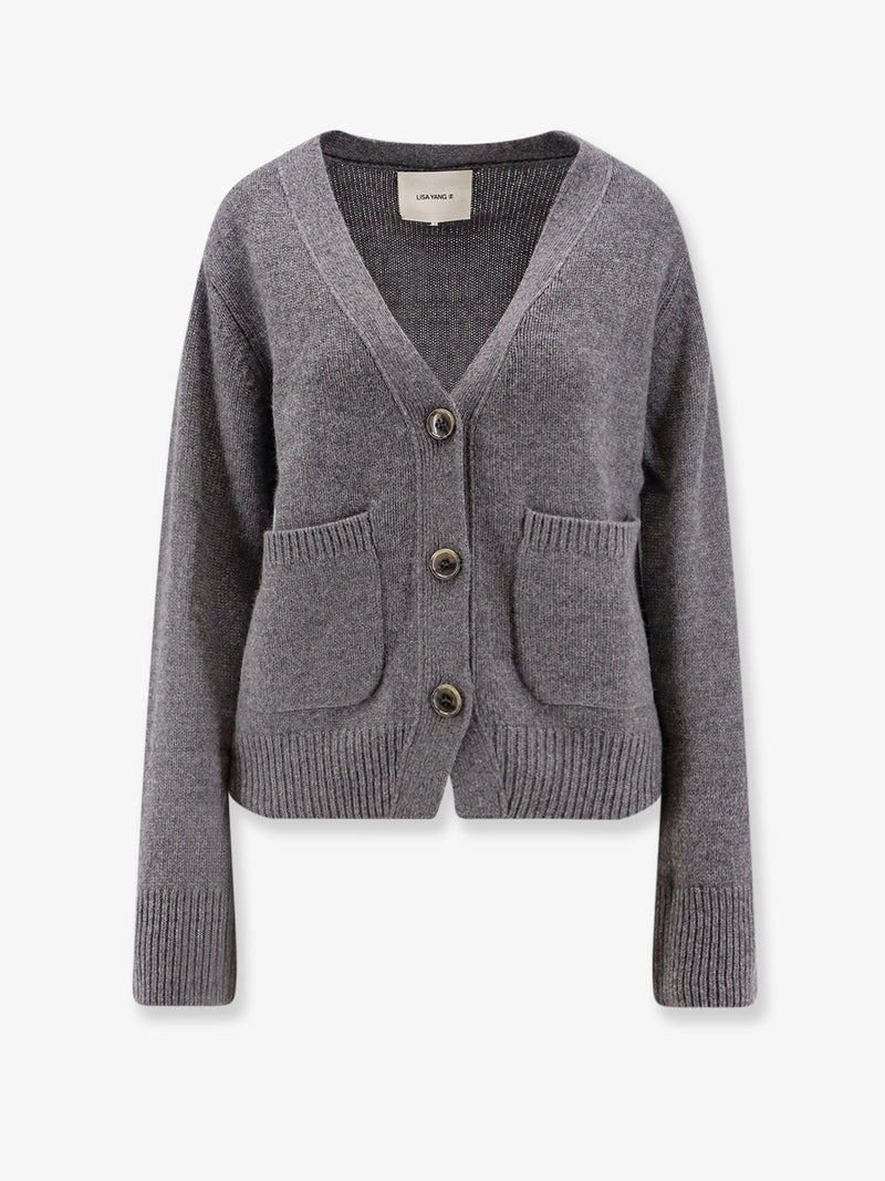 Lisa Yang Lisa Yang Danni Cashmere Cardigan Grey - World Class Fashion