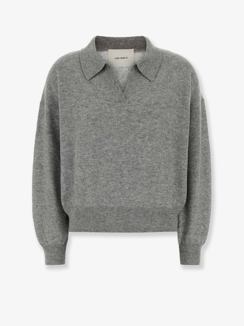 Lisa Yang Lisa Yang Katriel Cashmere Sweater Grey - World Class Fashion