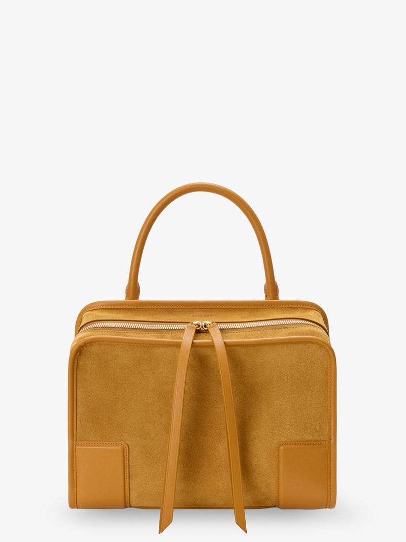 Loewe Loewe Amazona 180 Medium Suede Shoulder Bag Yellow - World Class Fashion