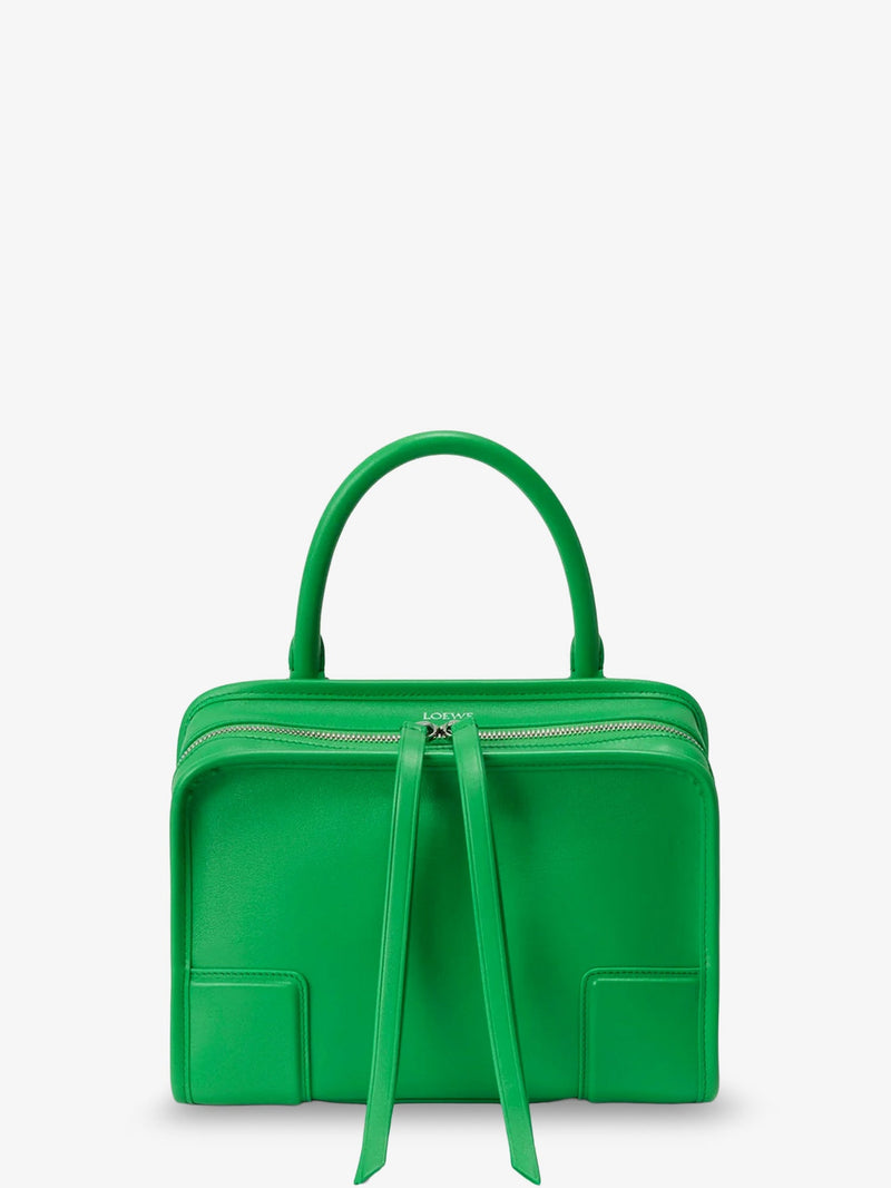 Loewe Loewe Amazona 180 Leather Handbag Green - World Class Fashion