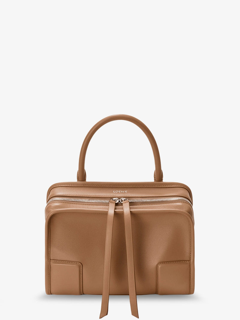 Loewe Loewe Amazona 180 Leather Handbag Brown - World Class Fashion