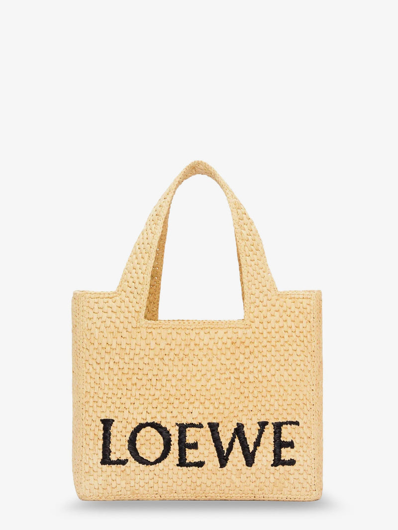 Loewe Bolso Loewe de Rafia Pequeño Beige para Mujer - World Class Fashion