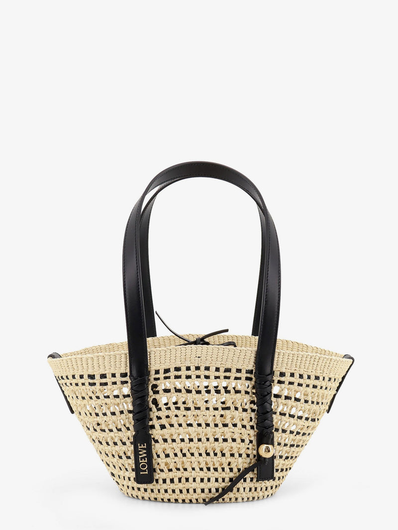 Loewe Loewe Paula's Ibiza Braid Basket Pequeño de Hoja de Palma Iraca Beige - World Class Fashion