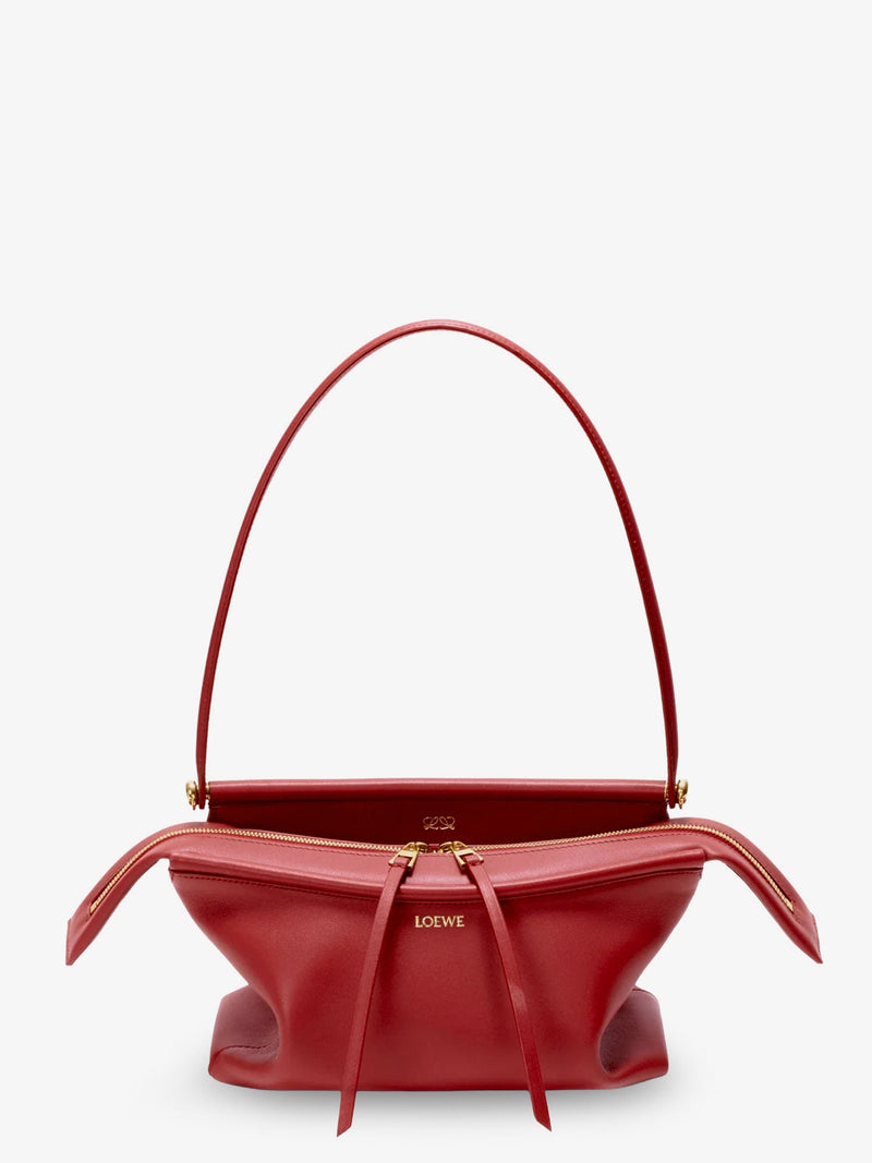 Loewe Loewe Whisker Small Leather Handbag Red - World Class Fashion