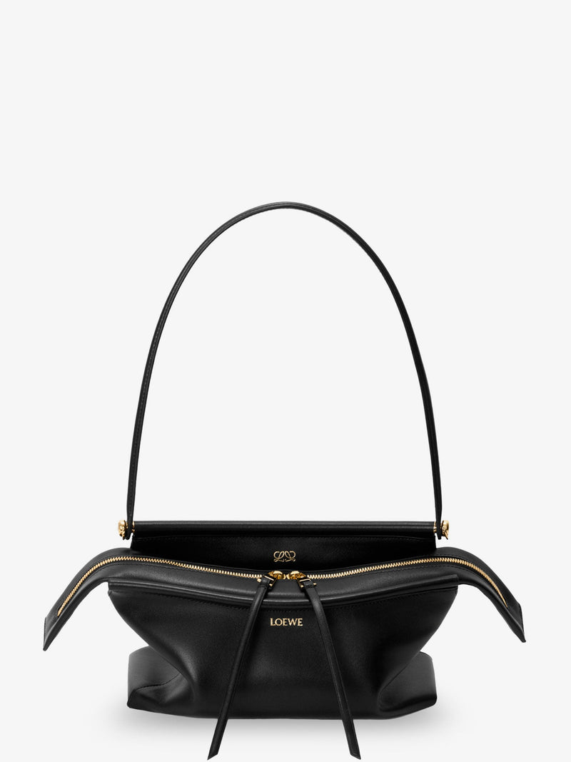 Loewe Loewe Whisker Small Leather Handbag Black - World Class Fashion