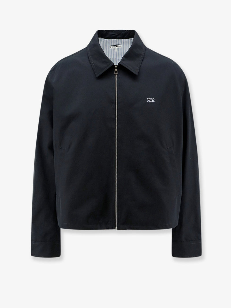 Loewe Loewe Cotton Blend Jacket Black Men - World Class Fashion