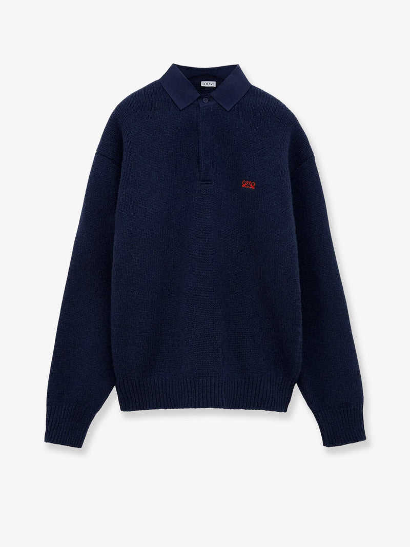 Loewe Loewe Wool Sweater Blue Men - World Class Fashion