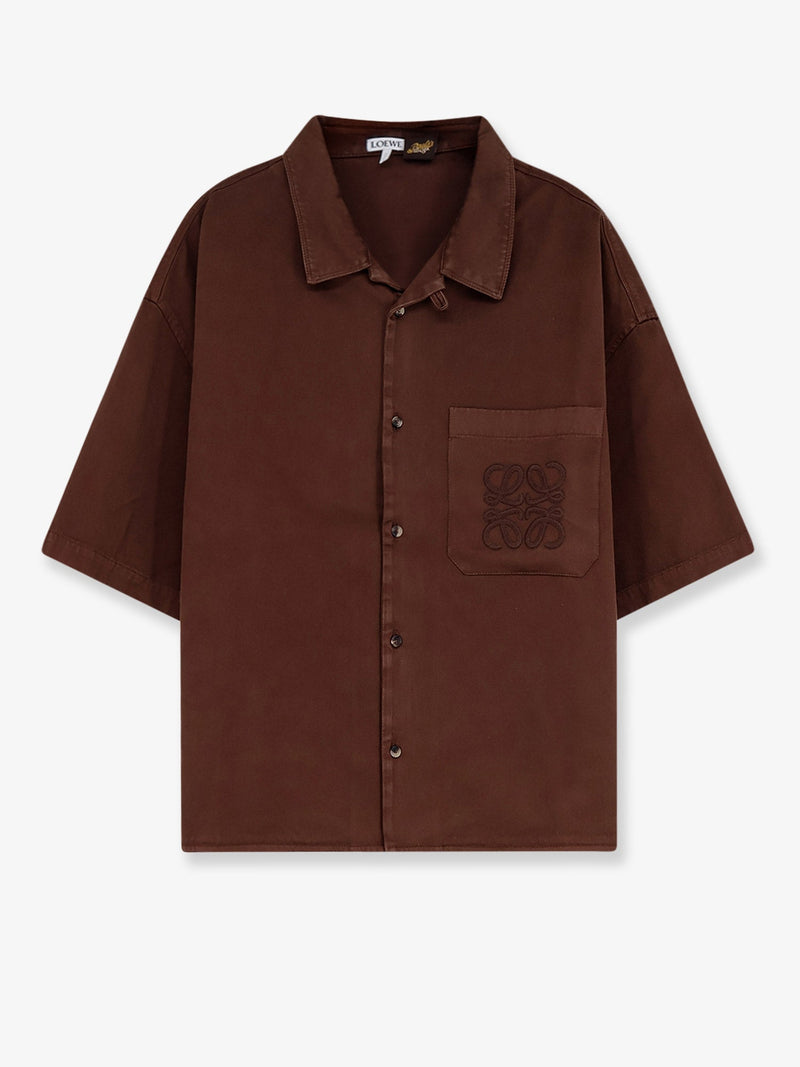 Loewe Loewe Paula's Ibiza Cotton Shirt Brown - World Class Fashion