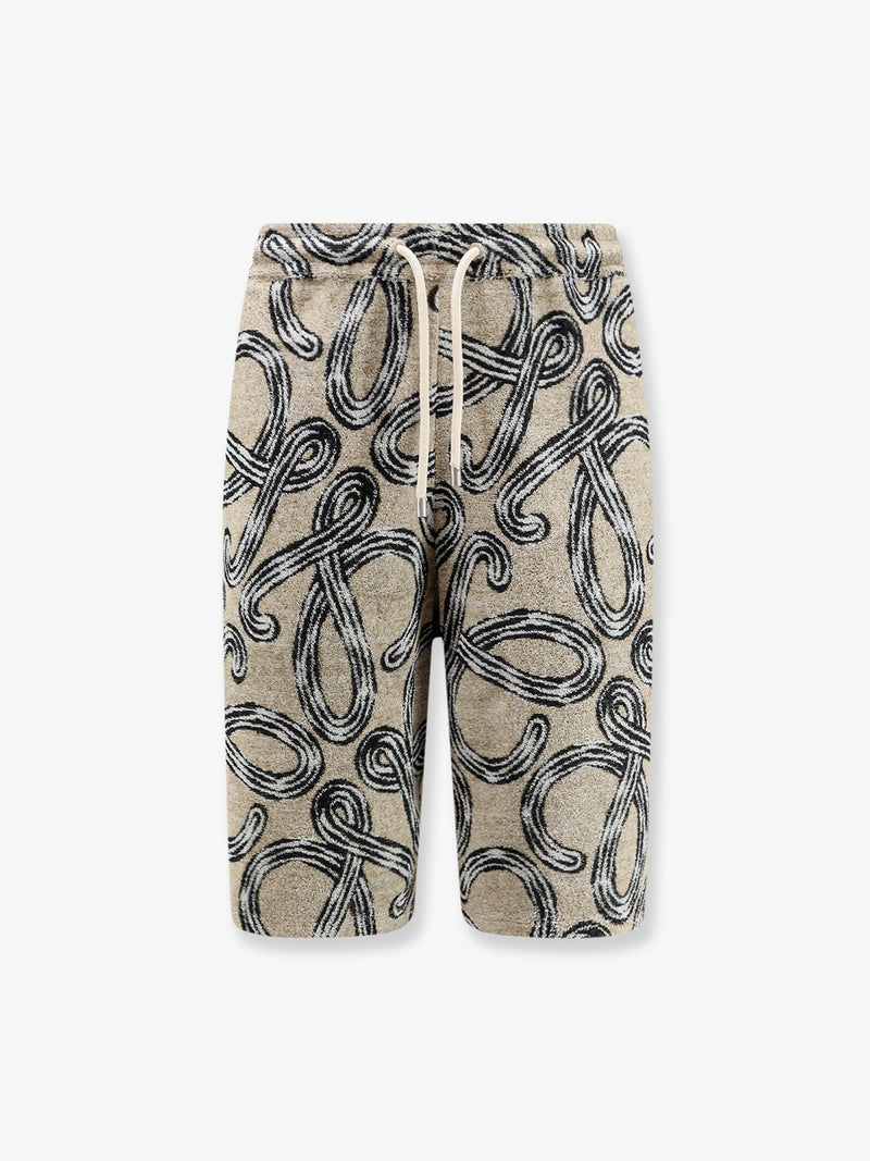 Loewe Loewe Paula's Ibiza Terrycloth Shorts Beige - World Class Fashion