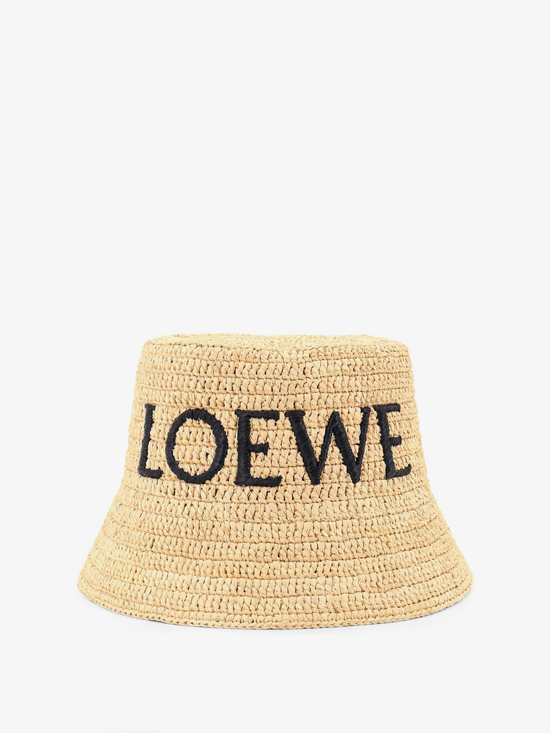Loewe Loewe Paula's Ibiza Raffia Bucket Hat Beige - World Class Fashion