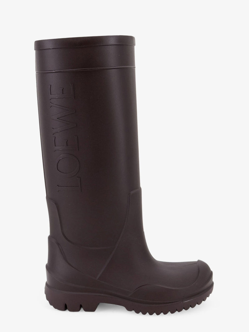 Loewe Loewe Rubber Rain Boots Brown Women - World Class Fashion