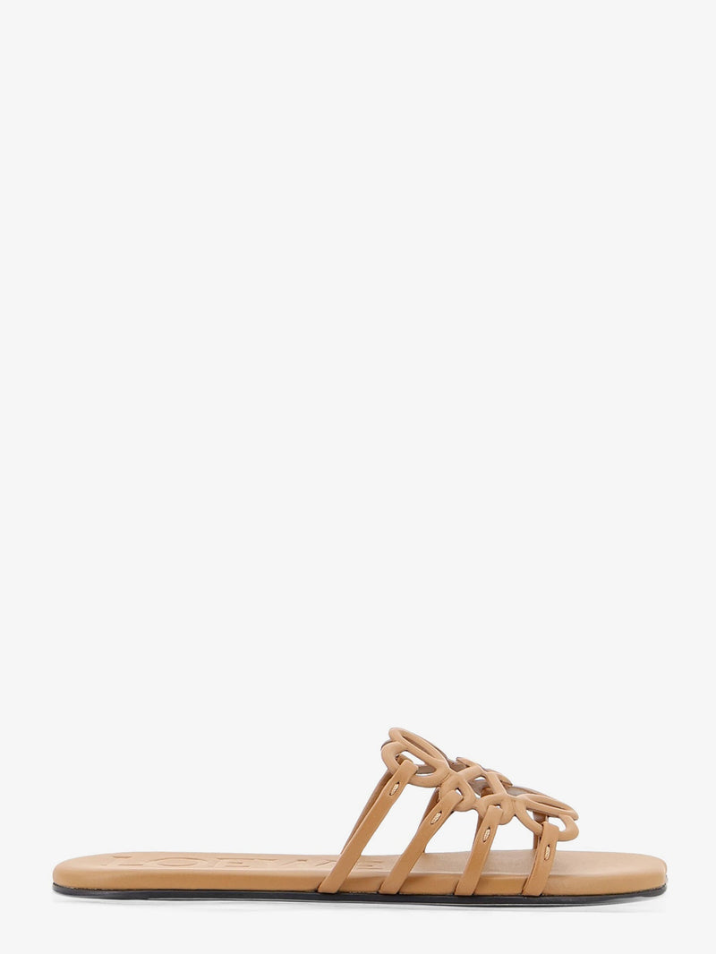 Loewe Loewe Paula'S Ibiza Anagram Petal Leather Sandals - World Class Fashion