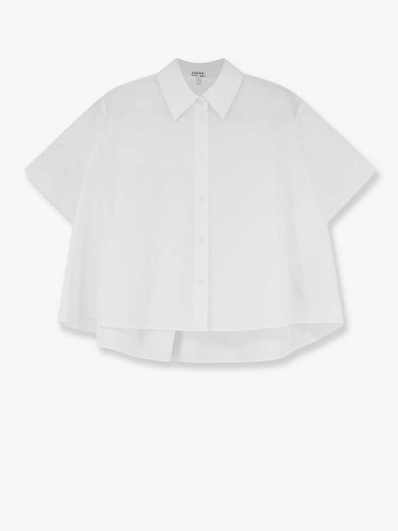Loewe Loewe Cotton Shirt White Women - World Class Fashion