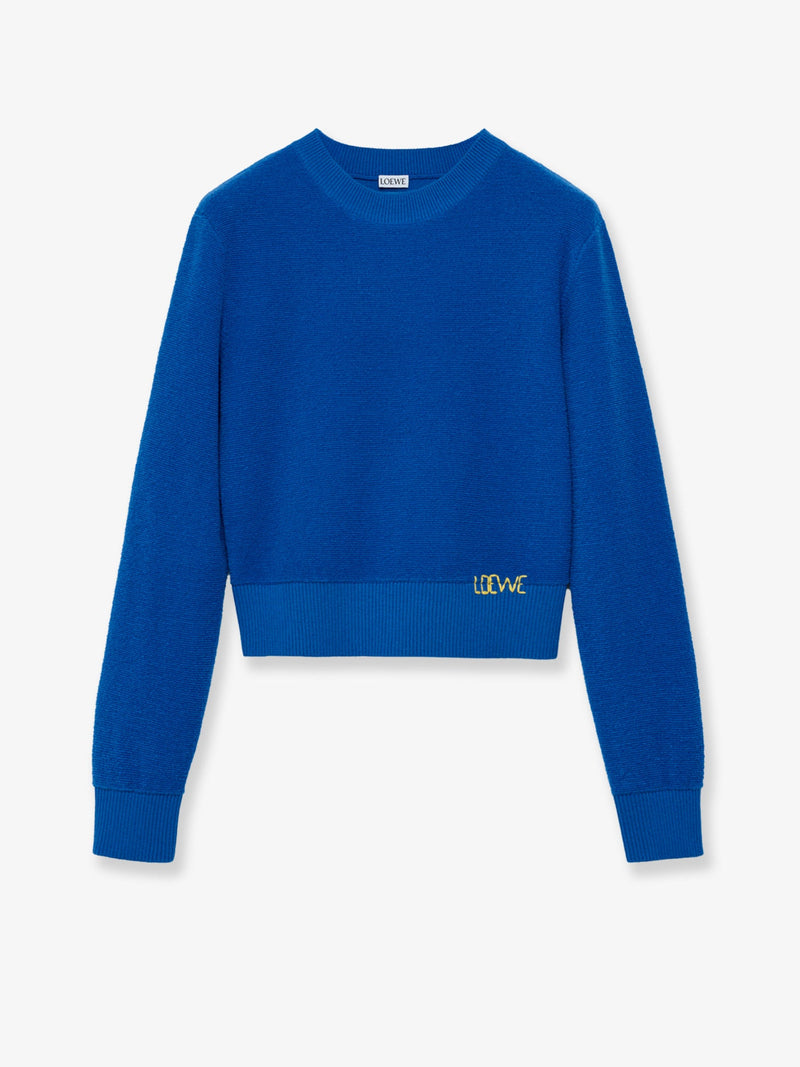 Loewe Loewe Wool Sweater Blue Women - World Class Fashion