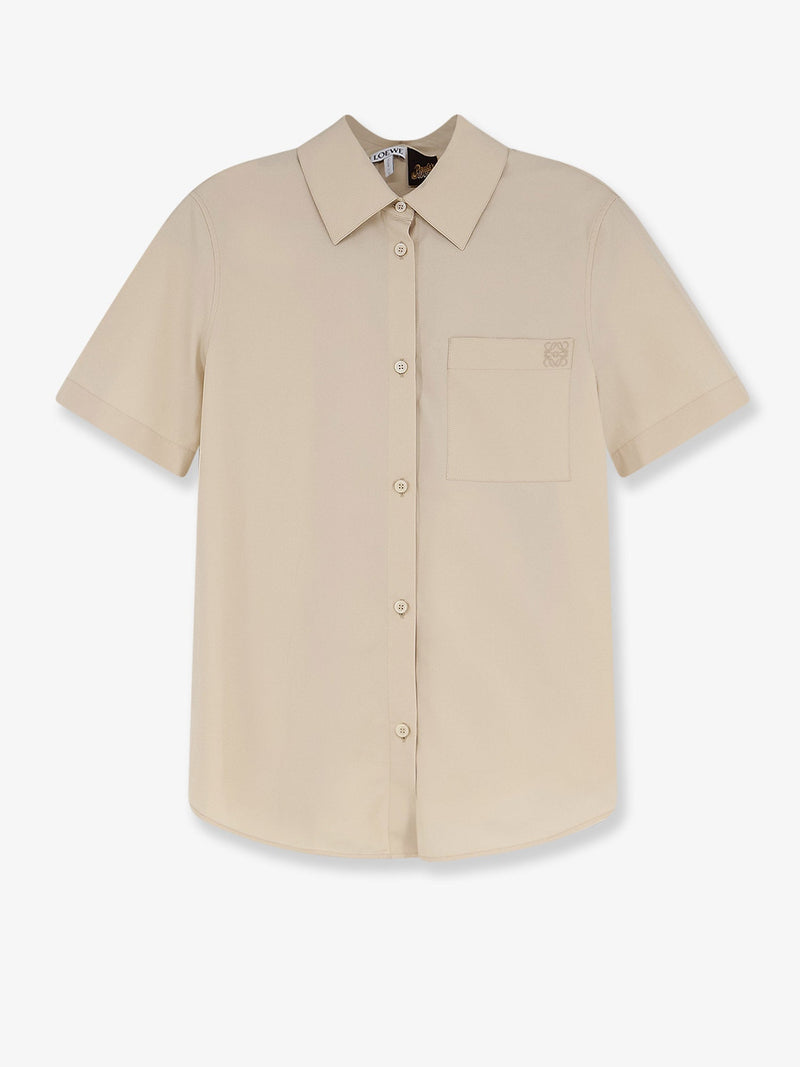 Loewe Loewe Paula's Ibiza Cotton Shirt Beige - World Class Fashion