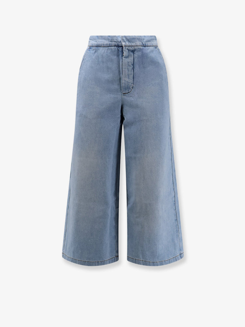 Loewe Loewe Paula's Ibiza Cotton Trousers Blue - World Class Fashion