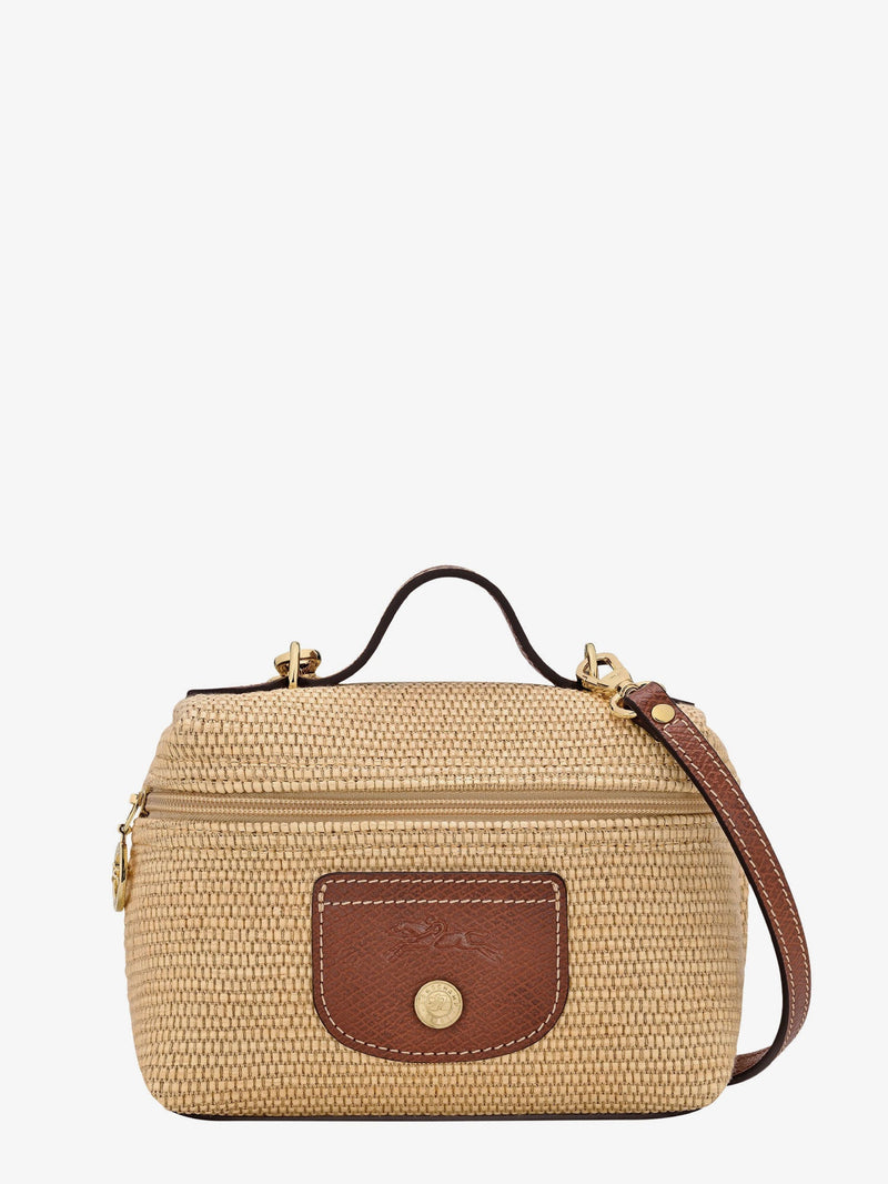 Longchamp Paris Longchamp Paris Le Panier Pliage Xs Raffia Shoulder Bag Beige - World Class Fashion